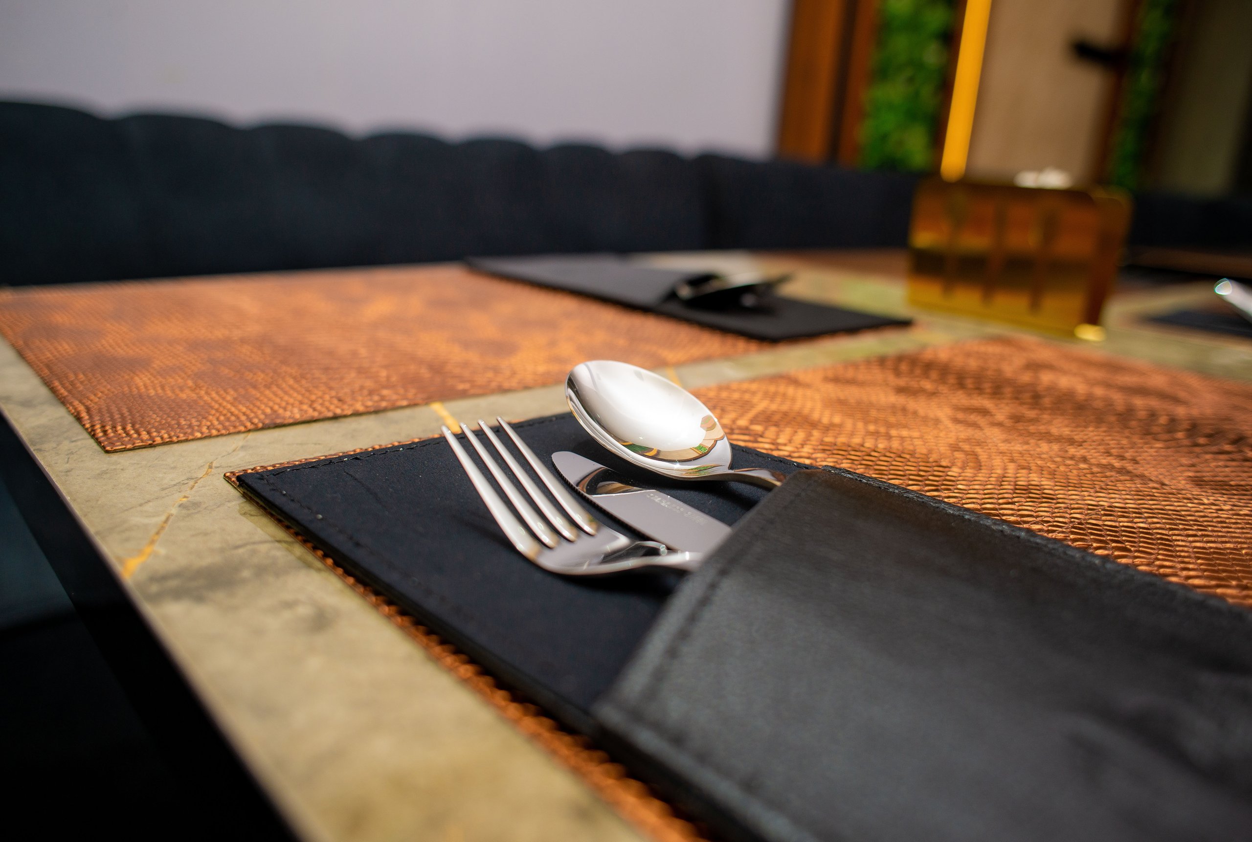 Hotel dining setting